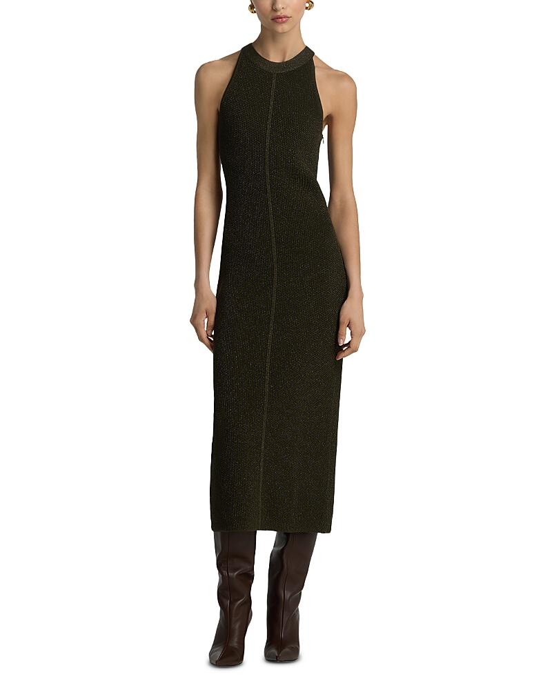 St. John Mesh Knit Midi Dress Cover