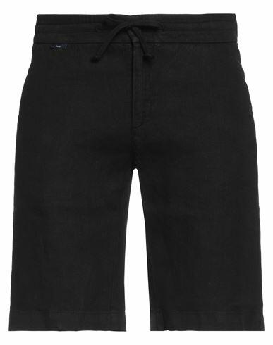 04651/a Trip In A Bag Man Shorts & Bermuda Shorts Black Linen Cover