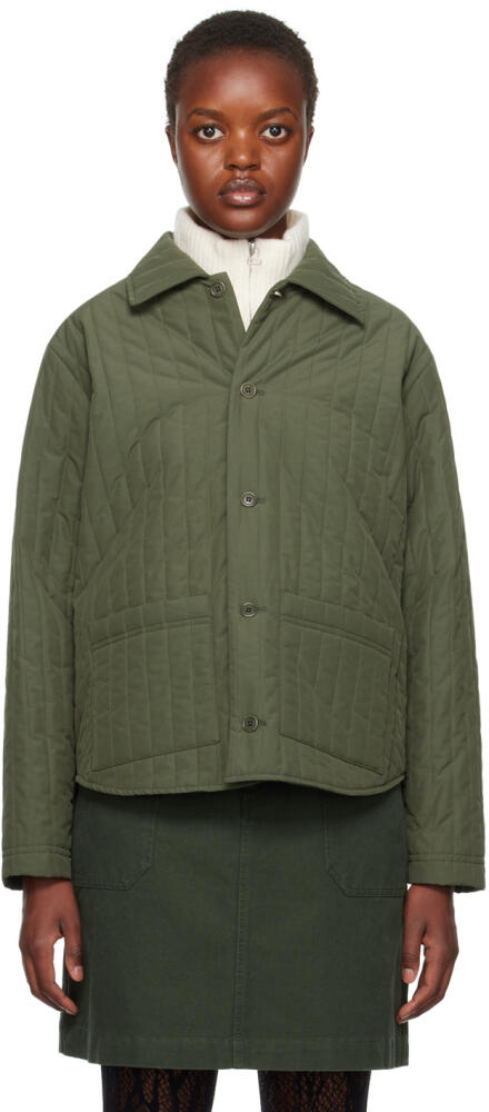 A.P.C. Green Effie Jacket Cover