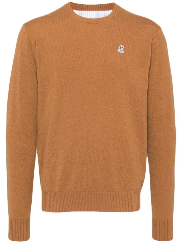 Undercover sheep patch jumper - Brown Cover