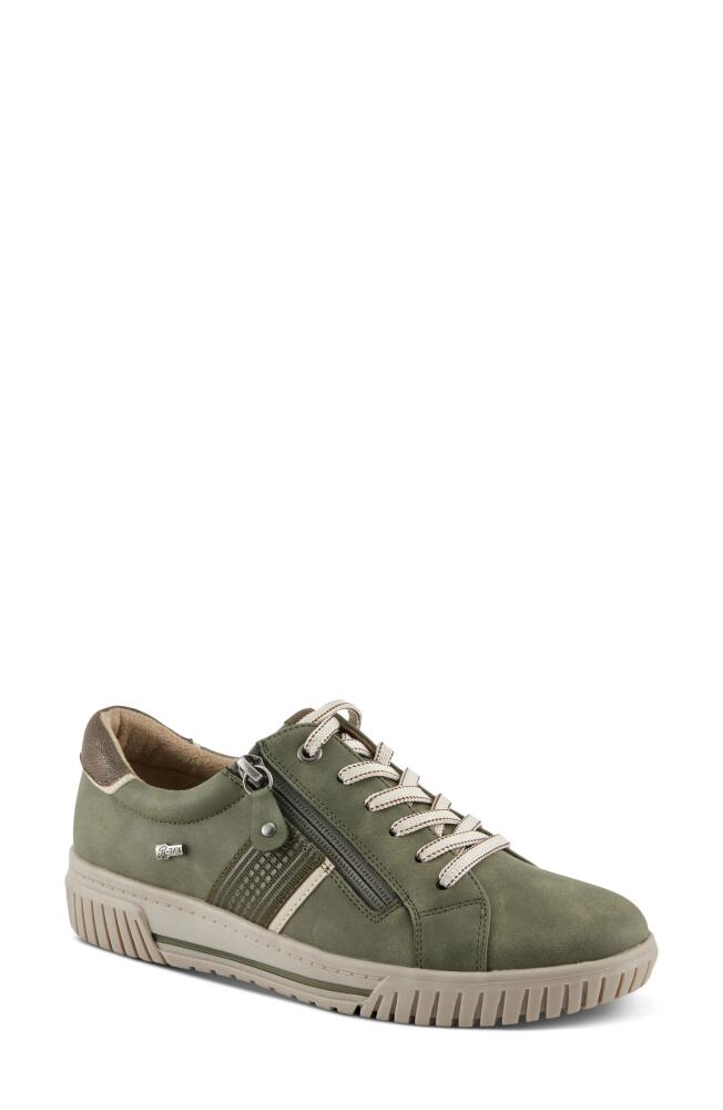 Spring Step Jamia Water Resistant Sneaker in Olive Green Cover