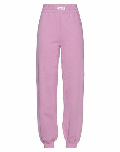 Gcds Woman Pants Mauve Cotton Cover