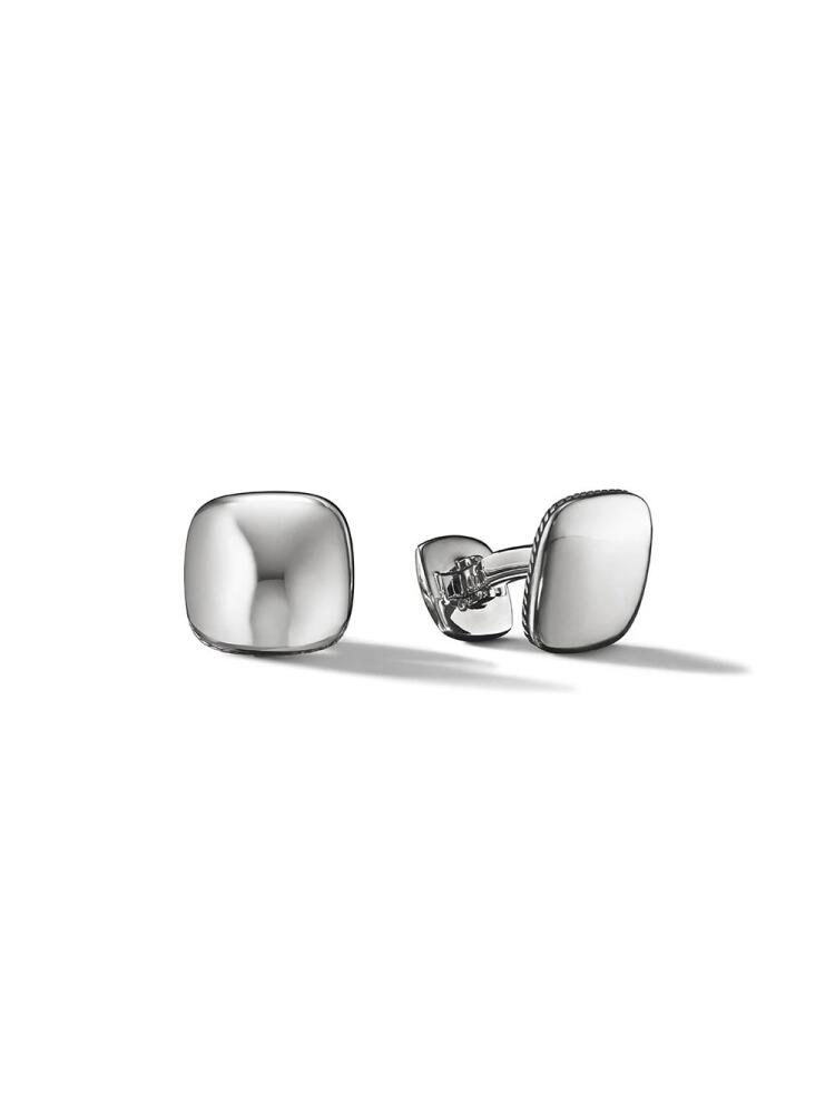 David Yurman sterling silver Streamline Cushion cufflinks Cover