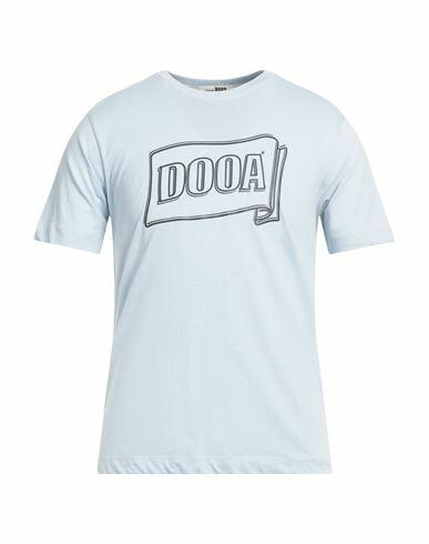 Dooa Man T-shirt Sky blue Cotton Cover