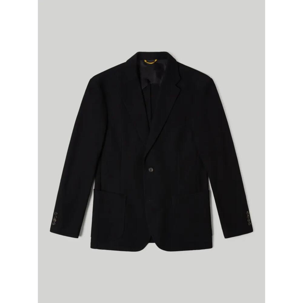 Robert Talbott Wright Lightweight Knit Blazer in Black Cover