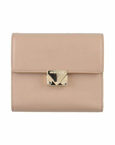 Emporio Armani Woman Wallet Khaki Cow leather Cover