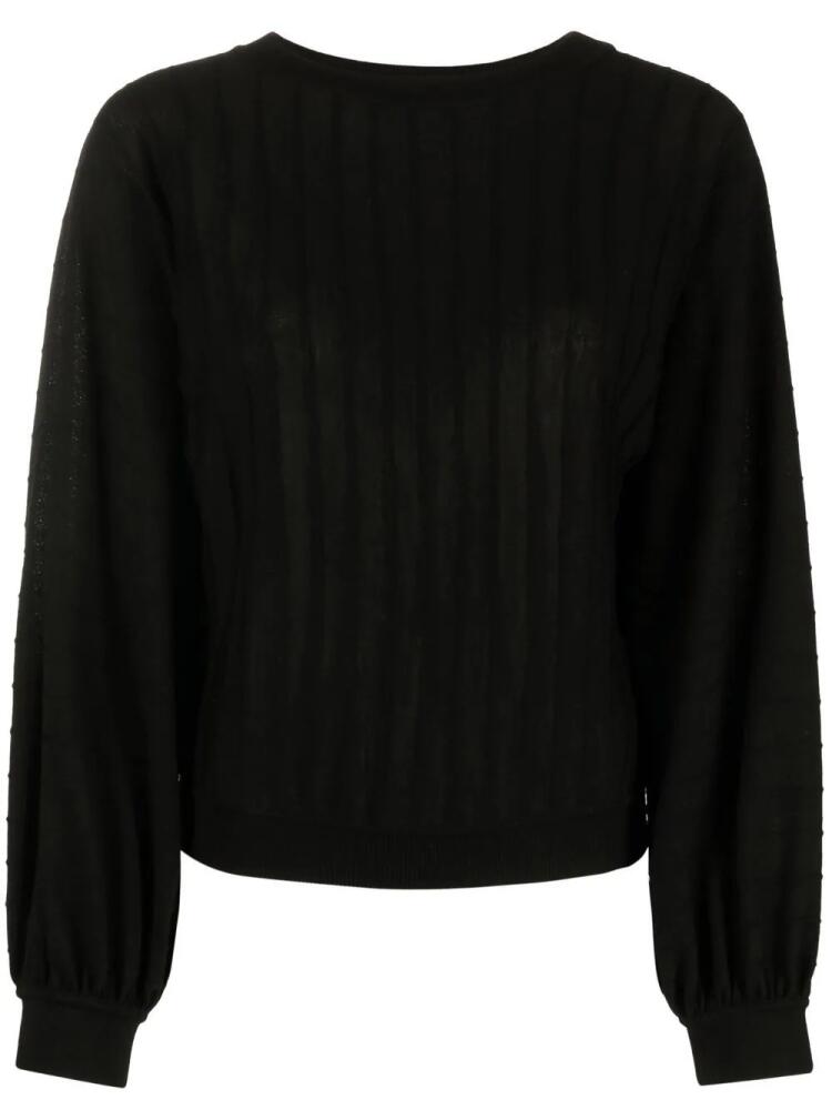 Boutique Moschino relaxed crew-neck jumper - Black Cover