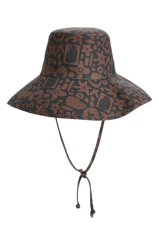 Lack of Color Holiday Cotton Canvas Bucket Hat in Black Cover