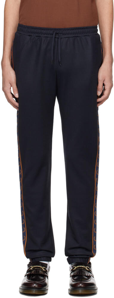 Fred Perry Navy Taped Track Pants Cover