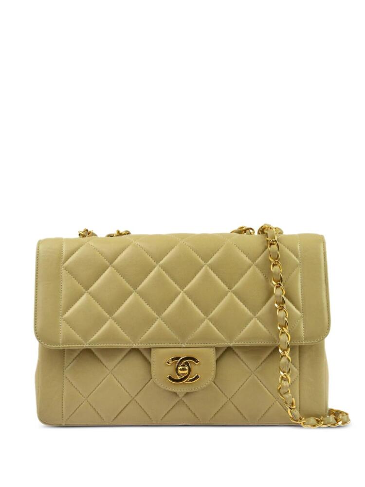 CHANEL Pre-Owned 1997 Double Chain Classic Flap shoulder bag - Neutrals Cover