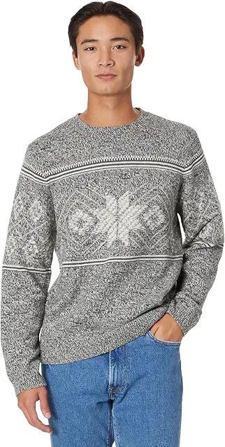 Lucky Brand Intarsia Crew Neck Sweater (Charcoal Combo) Men's Sweater Cover