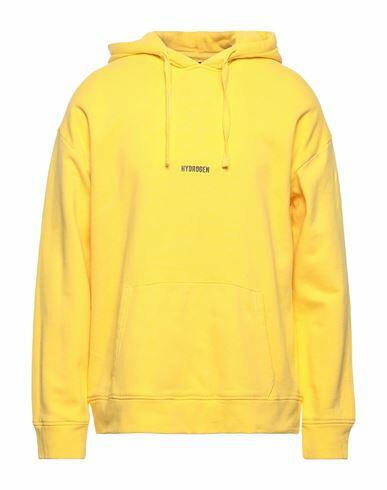 Hydrogen Man Sweatshirt Yellow Cotton Cover