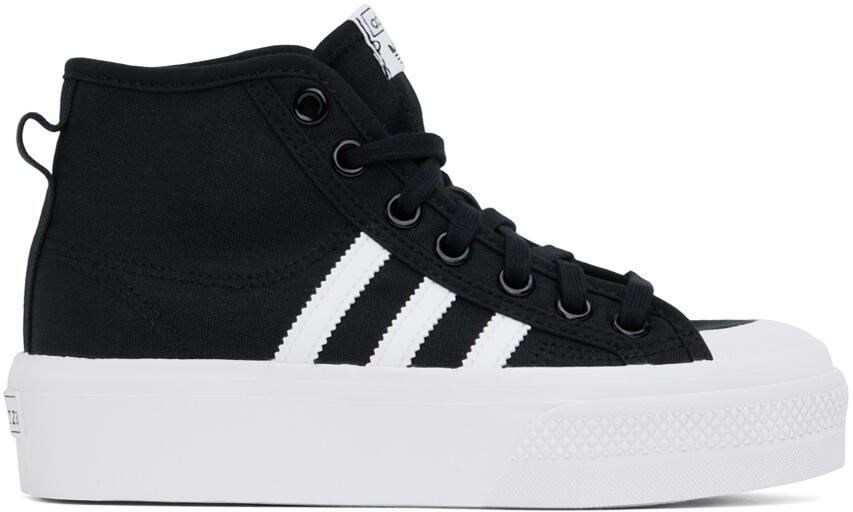 adidas Originals Black Nizza Platform Mid Sneakers Cover