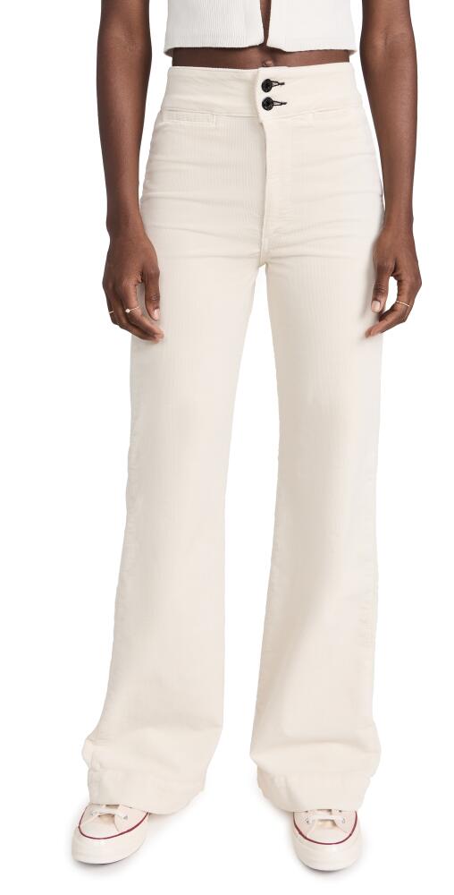 ASKK NY Brighton Wide Leg Pants Winter White Cover