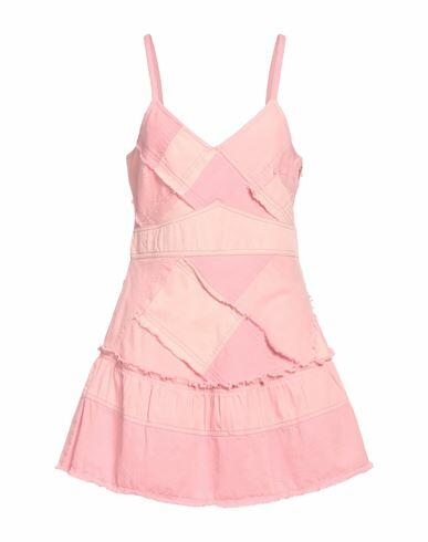 Loveshackfancy Woman Mini dress Pink Cotton Cover