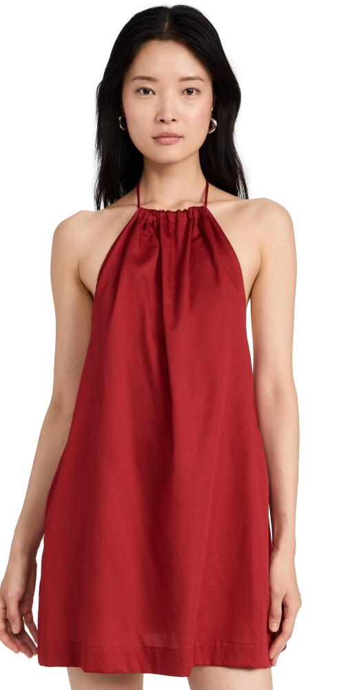 Leset Yoko Halter Mini Dress Red Cover