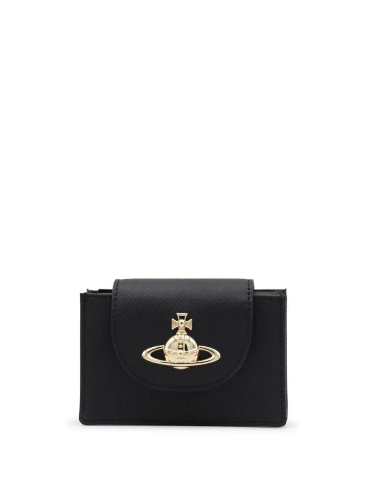 Vivienne Westwood Orb-plaque cardholder - Black Cover