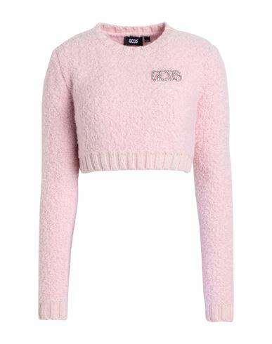 Gcds Woman Sweater Pink Acrylic, Wool, Alpaca wool, Polyamide Cover