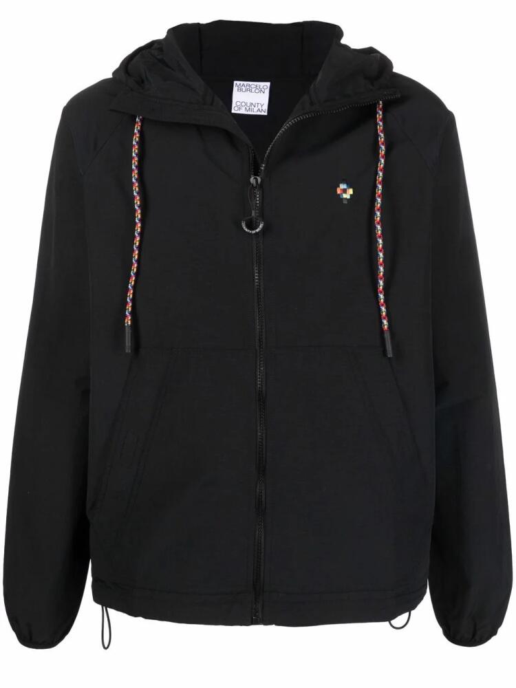 Marcelo Burlon County of Milan lightweight windbreaker jacket - Black Cover