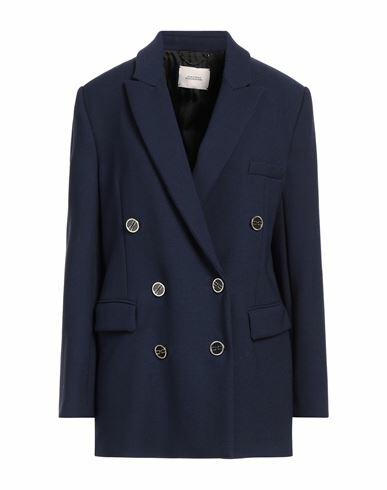 Dorothee Schumacher Woman Blazer Navy blue Wool, Polyamide Cover