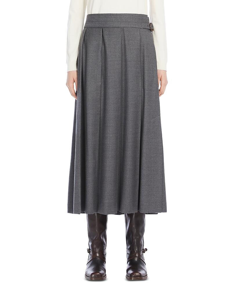 Weekend Max Mara Palk Pleated Midi Skirt Cover