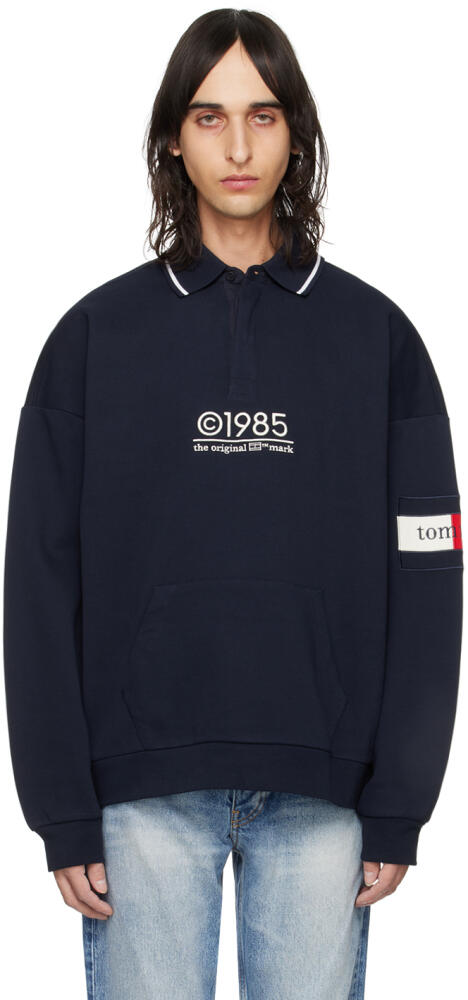 Tommy Jeans Navy Oversized Polo Cover