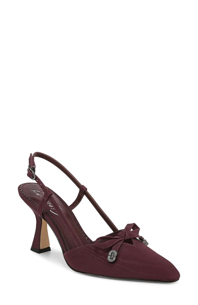 Circus NY by Sam Edelman Monica Pointed Toe Slingback Pump in Spiced Plum Cover