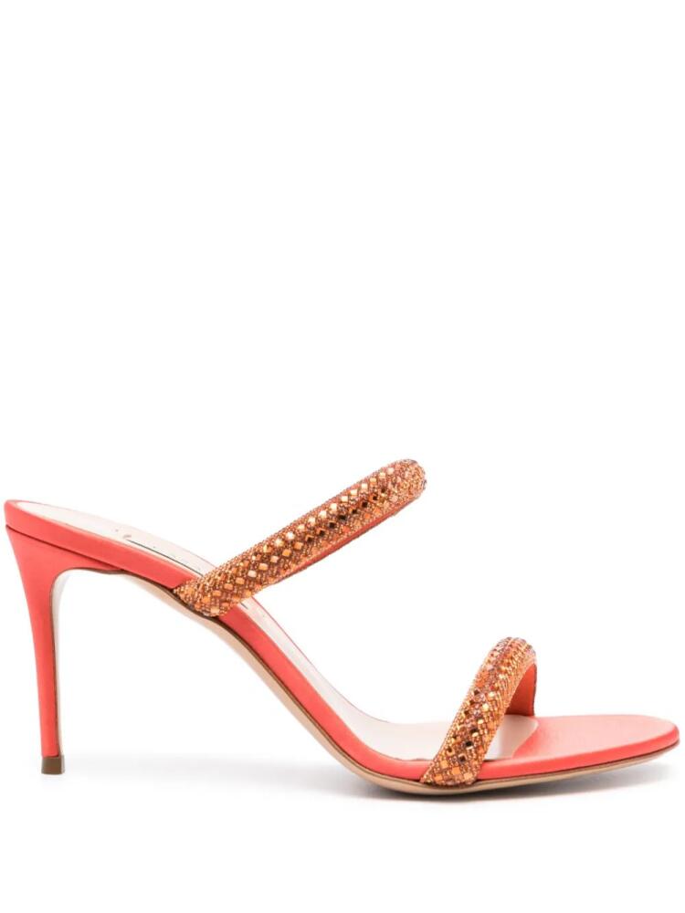 Casadei Julia Stratosphere 80mm mules - Pink Cover