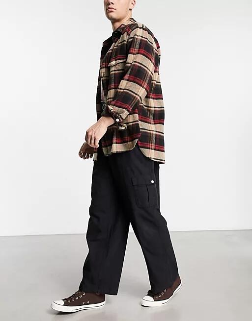 Reclaimed Vintage cargo pants in washed black-Multi Cover