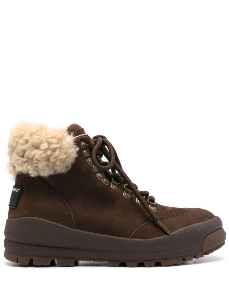 Polo Ralph Lauren shearling-trim hiking boot - Brown Cover