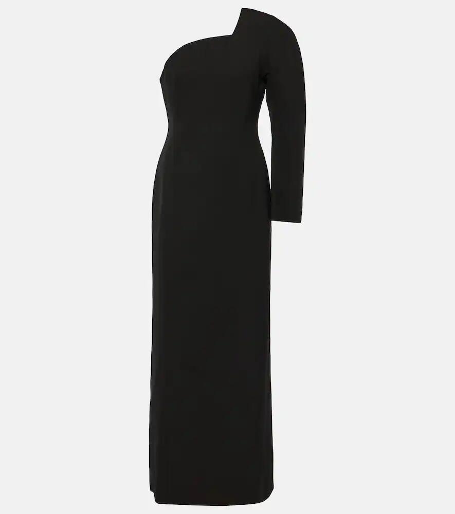 Jacquemus La Robe Pablo one-shoulder crêpe gown Cover