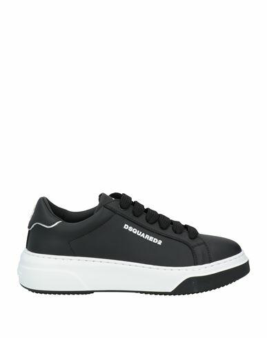 Dsquared2 Woman Sneakers Black Calfskin Cover