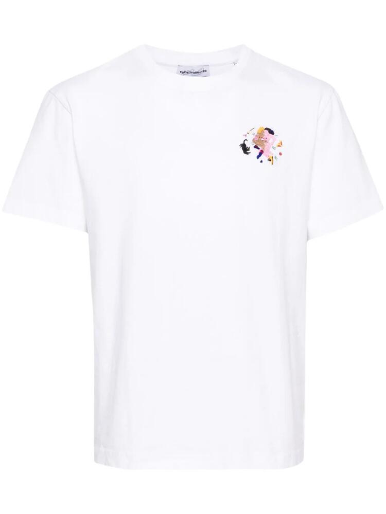 CARNE BOLLENTE Summer Damp cotton T-shirt - White Cover