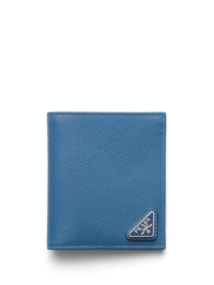 Prada Saffiano leather wallet - Blue Cover