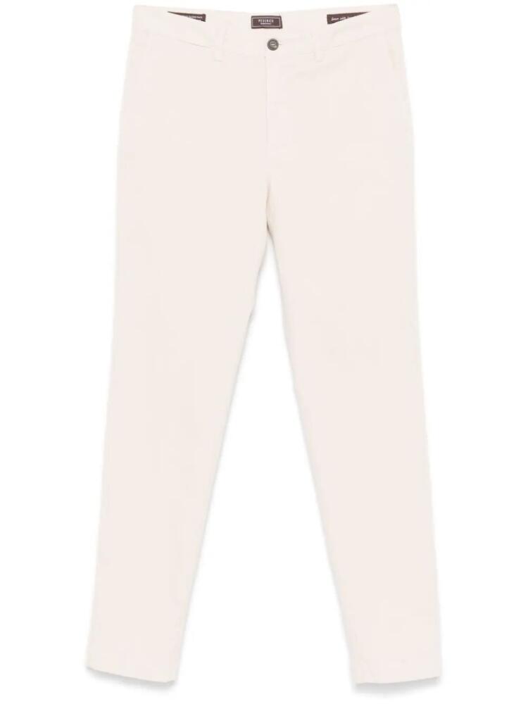 Peserico tapered chino pants - White Cover