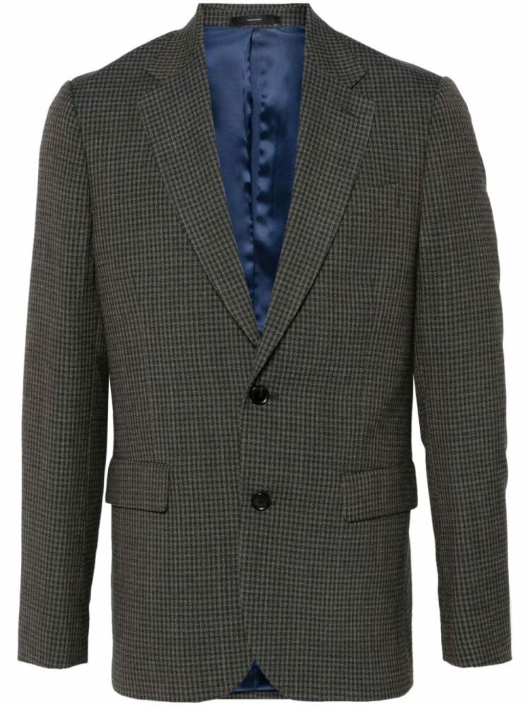 Paul Smith check-pattern blazer - Brown Cover