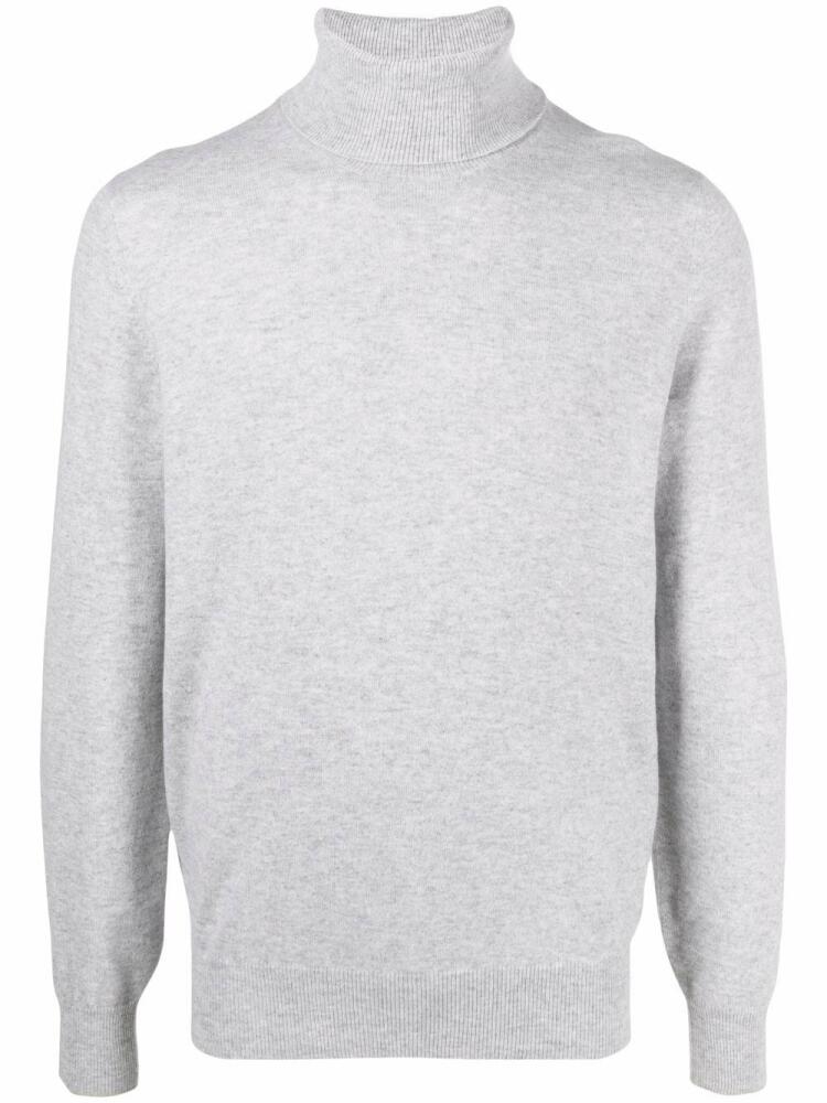 Brunello Cucinelli roll-neck cashmere jumper - Grey Cover