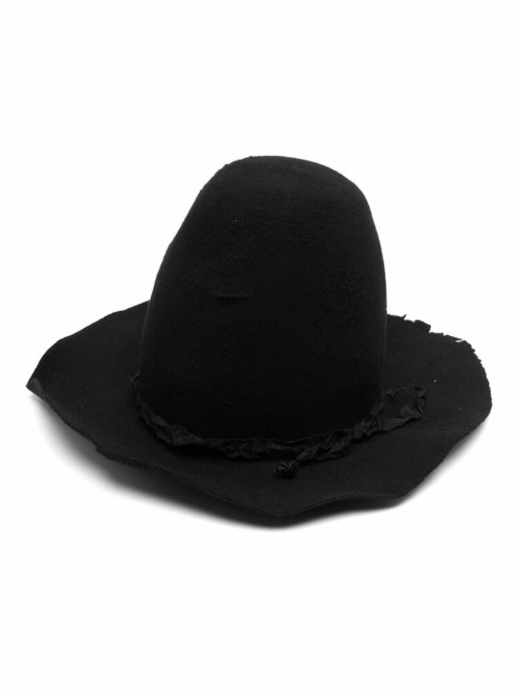 Yohji Yamamoto distressed fedora - Black Cover