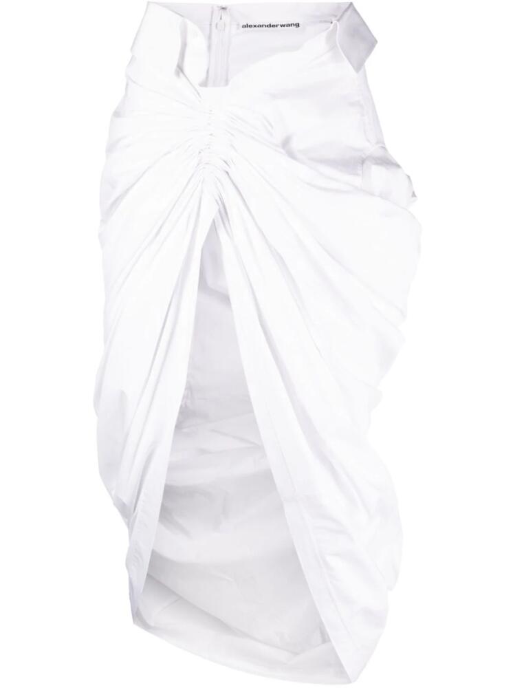 Alexander Wang asymmetric midi skirt - White Cover