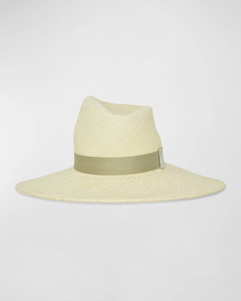 Gigi Burris Drake Asymmetric Straw Fedora Cover