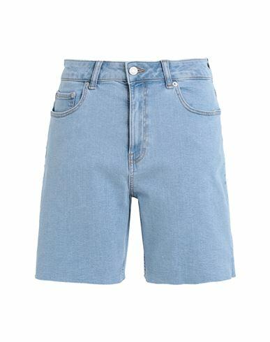 Jjxx By Jack & Jones Woman Denim shorts Blue Cotton, Elastane Cover