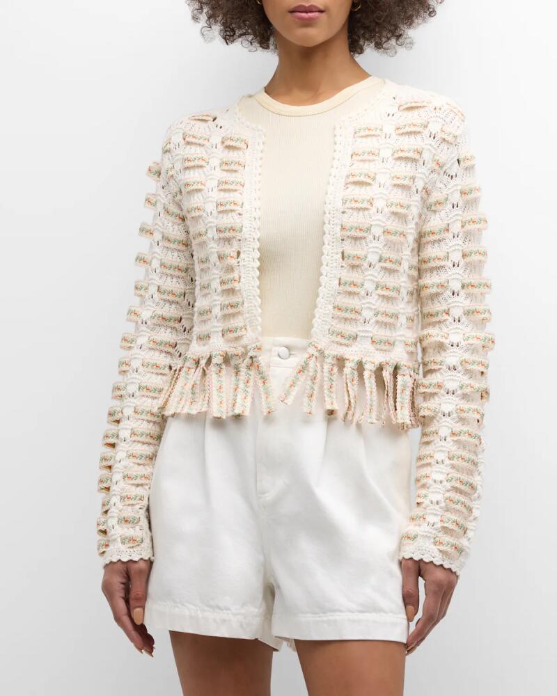 Alice + Olivia Tawna Ribbon Cardigan Cover