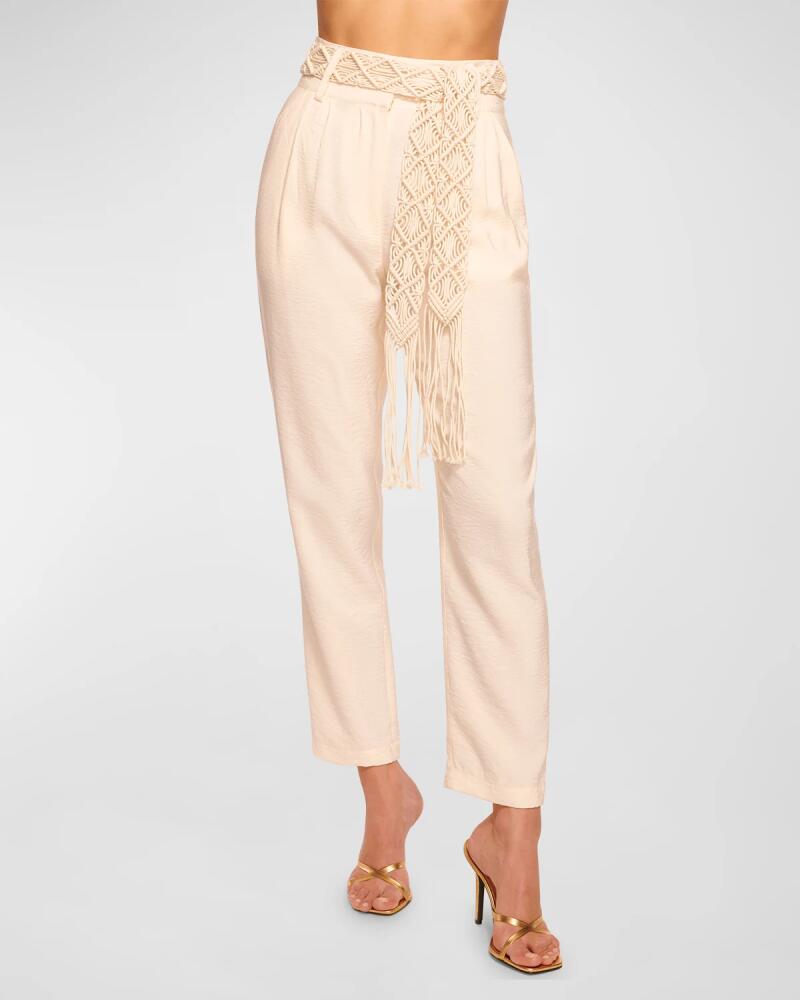 Ramy Brook Marion Macrame Belted Pants Cover