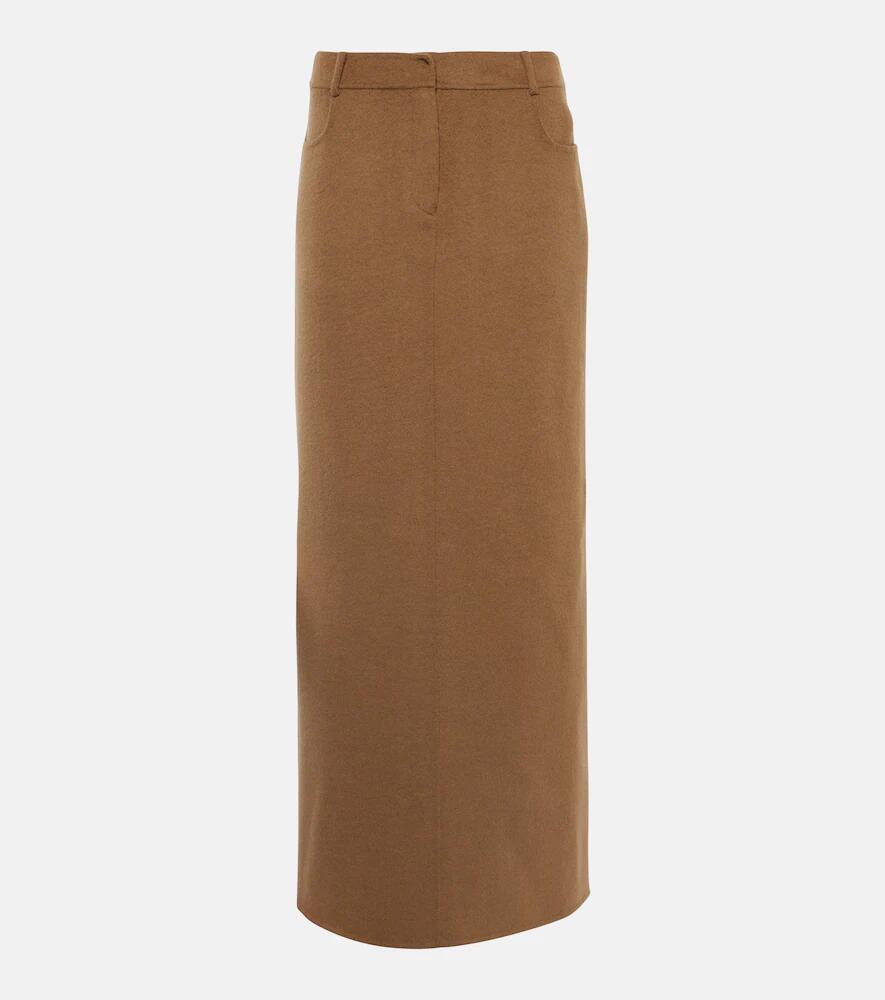 The Frankie Shop Malvo wool-blend maxi skirt Cover