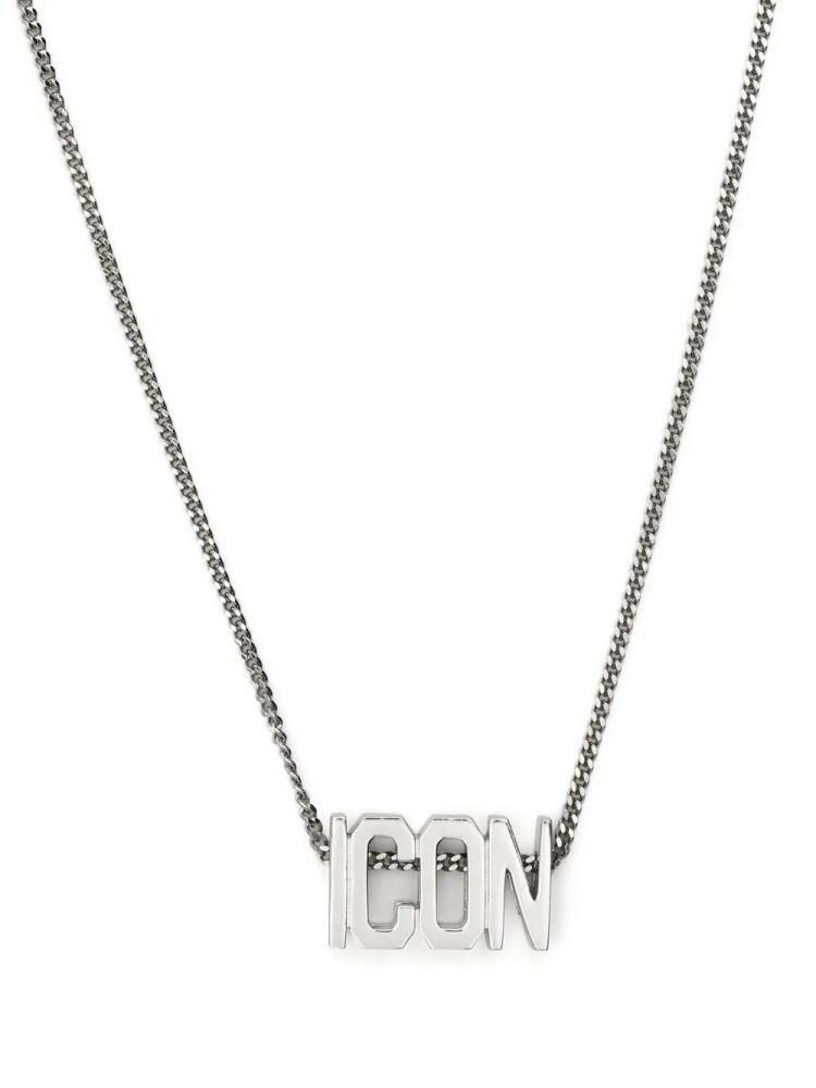 DSQUARED2 Icon pendant necklace - Silver Cover