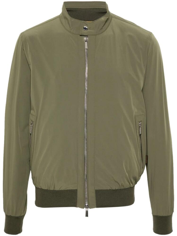 Moorer Alberti-Kn water-repellent bomber jacket - Green Cover