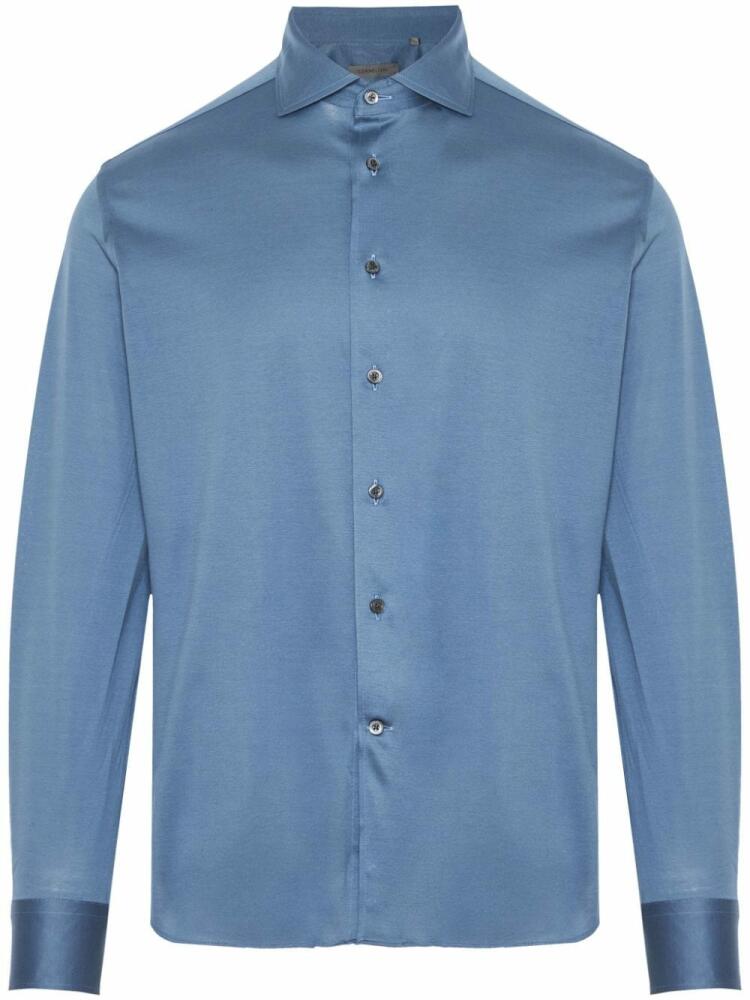 Corneliani jersey shirt - Blue Cover