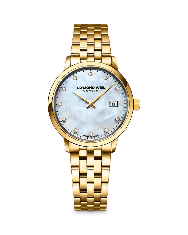 Raymond Weil Toccata Mother-of-Pearl & Diamond Watch, 29mm Cover