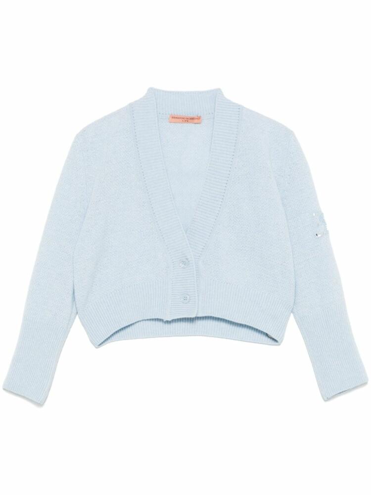 Ermanno Scervino cropped cardigan - Blue Cover