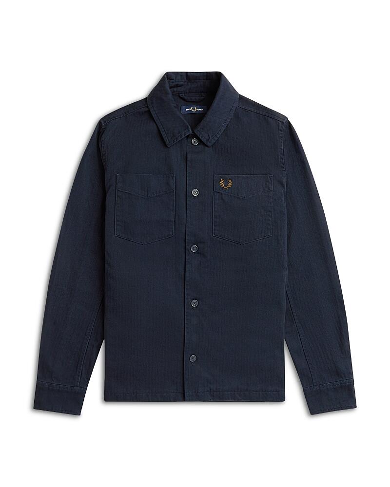 Fred Perry Button Front Long Sleeve Overshirt Cover